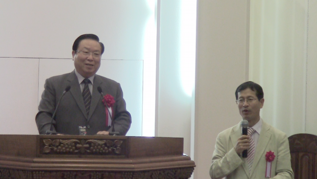 チョン・ピルド師、キム・スンホ師