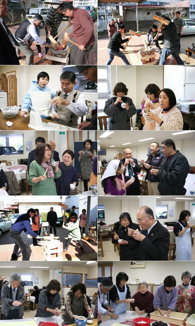 新春餅つき大会５